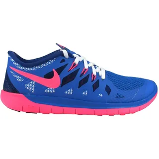 Nike Free 5.0 (GS) Laufschuhe, Blau (Hypr Cblt/Hypr Pnk-Dp RYL Bl-W 400), 38 EU - 38 EU