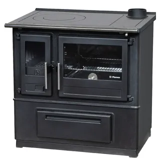 Plamen EEK A+ Küchenofen Slavonac N schwarz 8 kW (rechte Ausführung)