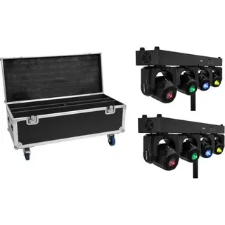 Eurolite Set 2x LED TMH Bar S120 + Case mit Rollen