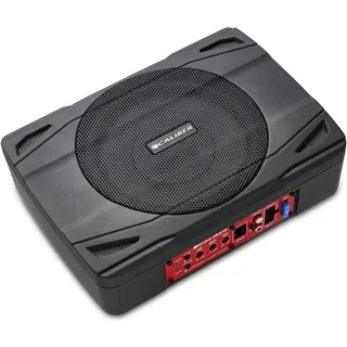 Caliber Auto-Subwoofer mit Verstärker - 100 Watt RMS - 500 Watt Spitzenleistung - RCA