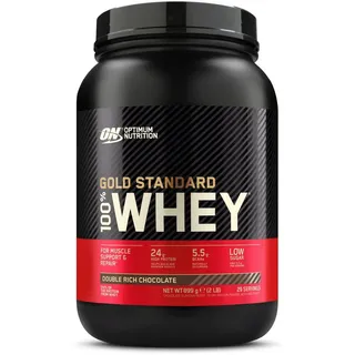 Optimum Nutrition Gold Standard 100% Whey Double Rich Chocolate Pulver 908 g