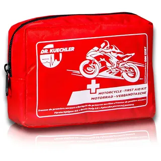dr. kuechler medical Motorrad, Quad, Vespa, Fahrrad Verbandstasche, Verbandskasten Mini Erste Hilfe Set, – Dr. Kuechler MEDICAL kompakt & EU konform 1 St Zubehör