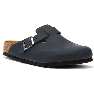 Birkenstock Boston Nubukleder geölt schwarz 39