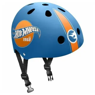 STAMP Boys Skating Helmet HOT Wheels, Blue ORANGE, S