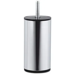 SO-TECH® Möbelfuß 4er Set Möbelfüße UNIFORM Ø 50 / H 100 mm Chrom poliert, Sockelfüße Sofafüße Bettfüße silberfarben