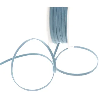 Deko und Band Dekoband Leder 3 mm Silber 25 m