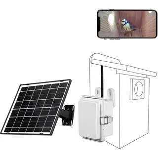 WIWACAM WLAN Solar Kamera für Nistkästen BirdBox