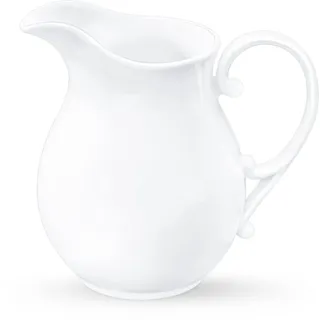 wilmax england Wilmax | Weiße Kanne | 1,6 L | Krug aus Porzellan für kalte und heiße Getränke | breiter Ausgießer | Hohe Qualität | Für Haushalt, Gastronomie | Teekrug | Geschenkbox