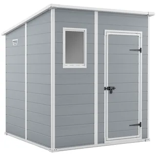 6x6 1,84 x 1,83 m grau/weiß