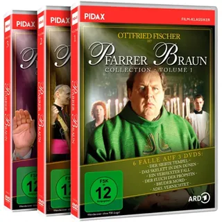 Pfarrer Braun Collection - 18 Folgen der lustigen Krimiserie mit Ottfried Fischer und Peter Brix auf 9 DVDs - Gesamtedition (Pidax Film-Klassiker) [Collector's Edition]