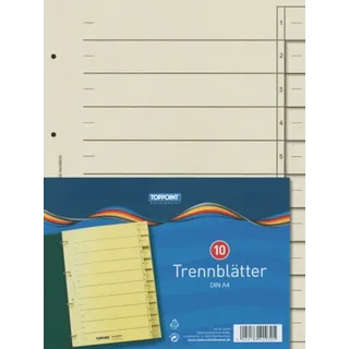 Stylex Trennblätter DIN A4 hellchamois 10 St.