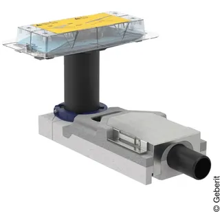 Geberit Rohbauset CleanLine Duschrinnen für Fußbodenaufbauhöhe ab 65mm 154152001
