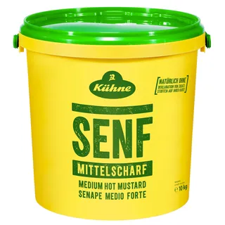 Kühne Mittelscharfer Senf 10,0 kg, 1 St.