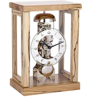 HERMLE Tischuhr Eisbuche Schlag auf Glocke - Hermle 23056-T30791