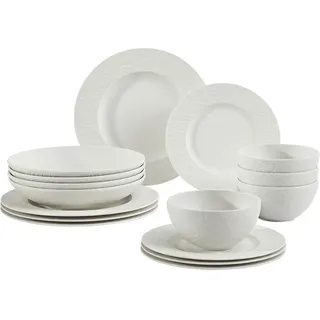 Villeroy & Boch Manufacture Rock Tafelservice 16-tlg. weiß