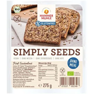 Hammermühle Simply Seeds Fünf-Saatenbrot glutenfrei bio