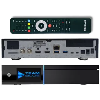 GiGaBlue UHD Quad 4K Pro – PVR-Receiver mit HBB-TV, Bluetooth 5.4, 2X FBC Tuner, Gigabit-LAN (Ohne HDD)