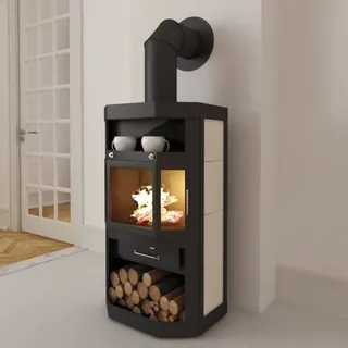 VICTORIA Taro Keramik / Korpus schwarz 10 kW