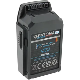 PATONA Akku Lithium-Polymer 3830 mAh grau für DJI Mavic Pro