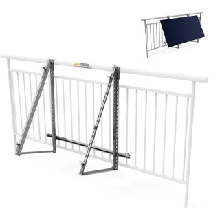 plenti SOLAR Balkonhalterung Variabel 20° 25° 30° 35° 40° für PV
