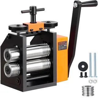 Vevor 3 in 1 Handwalzwerk Maschine 75 mm Kombinationswalzwerk