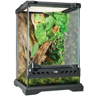 Exo Terra Terrarium Nano Glas, mit einzigartiger Front Belüftung, 20 x 20 x 30cm