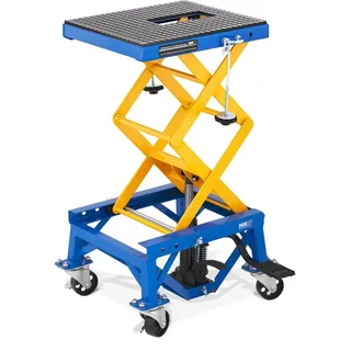 MSW Scherenhebebühne mit Rollen - 150 kg