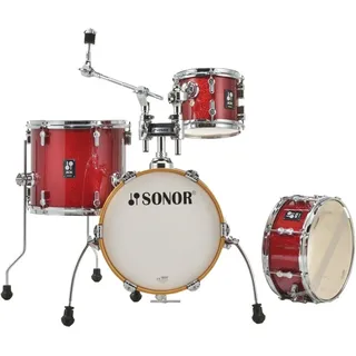 Sonor AQX 14 Micro Shell Pack Rotes Mondglitzern