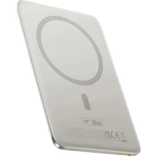 Baseus PicoGo AM41 20W Magnetic Powerbank 5000mAh Natural Titanium 5000 mAh, 20 W), Powerbank, Grau