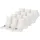 Sneaker Socken Plain 12er Pack Weiß 35-38
