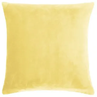 PAD - Smooth - Kissen, Zierkissen, Kissenhülle - Samtkissen - aus edlem Samt - 40 x 40 cm - Gelb
