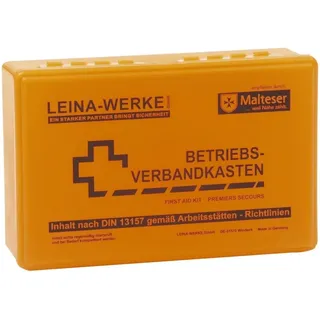 Leina-Werke 20003 Erste Hilfe, Verbandskasten und Zubehör Verbandkasten mit Inhalt orange