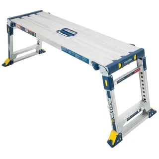 Werner 79023 Verstellbare Pro Arbeitsbühne Work & Access, Silber, Einheitsgröße
