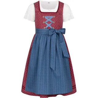 Nübler Kinderdirndl Gesr rot 140