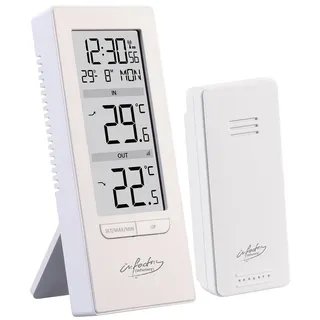 Infactory Digitale Temperaturstation Weiß 35.1129