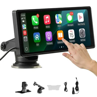 Vevor Autoradio CarPlay Touchscreen 254mm Apple Android Auto Bluetooth Tragbar
