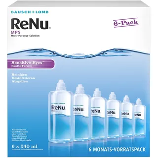 Bausch + Lomb ReNu MPS Sensitive Eyes Kombi-Lösung 6 x 240 ml