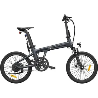 Ado EBike Air 20S Faltbares E-Fahrrad.klapprad Riemenantrieb.Pedelec dunkelgrau 17kg
