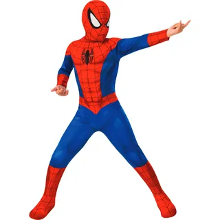 Rubies Spiderman Classic Kostüm Kinder Einheitsgröße