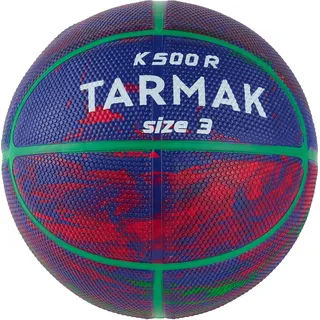 Basketball Kinder Größe 3 K500 Rubber blau/rot XS