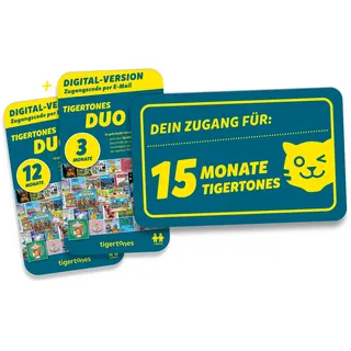 12+3 Monate tigertones DUO Prepaid-Zugang (E-Mail Versand)