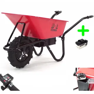 Apex Motorschubkarre Elektrische Schubkarre 150kg Li-Ion Akku 18,5V Elektro Dumper 55962, 1-tlg.