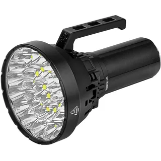 IMALENT MS32 Hellste Taschenlampe der Welt, 200.000 Lumen mit 32 Pcs Cree XHP 70.2 HI LEDs, Type-C Aufladbar, 8 Beleuchtungsmodi, IP56 Wasserdicht Camping Outdoor Taschenlampe