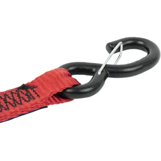 ACEBIKES Premium Deluxe Spanngurtset Schwarz-Rot