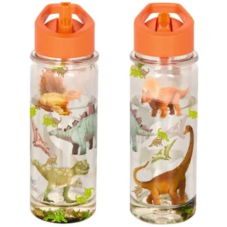 Coppenrath Verlag Glitzer-Trinkflasche (ca.0,3 l) - Dino Friends