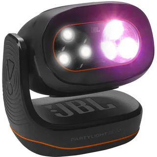 JBL Partylight Beam, kompatibel mit Partybox App, Bluetooth, Lichtshow-Projektor, Schwarz