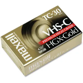 High Grade VHS-C Videotape Cassette, 30 Minutes, Sold as 1 Each