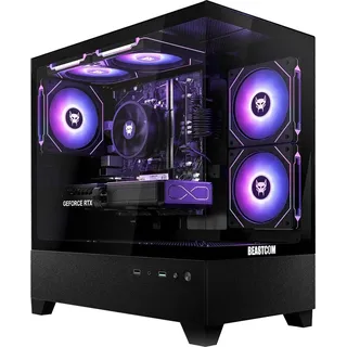 BEASTCOM Q5 | Pro Gaming PC | AMD Ryzen 9 5900X 12X 4,80GHz 24 Threads | Radeon RX 5700 XT | 32GB RAM | 1TB NVMe SSD | HDMI | USB 3.2 | WiFi 5 | Wi... - Schwarz