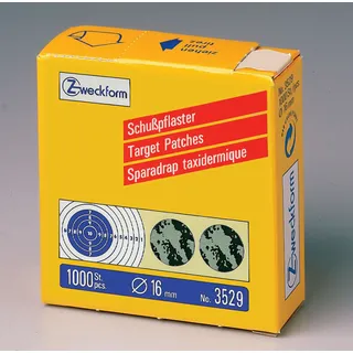 Avery Zweckform 3529 Schusspflaster, grau, 16mm, 1000 Etiketten