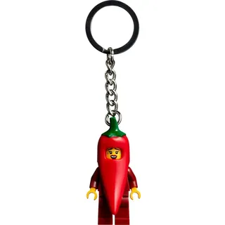 LEGO Schlüsselanhänger - Chilischoten-Mädchen - Minifigur 854234 Schlüsselanhänger mit Chili Pepper Girl - 9 cm